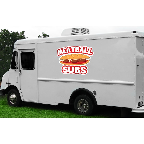 Signmission Safety Sign, 9 in Height, Vinyl, 6 in Length, Meatball Subs, D-DC-12-Meatball Subs D-DC-12-Meatball Subs - main